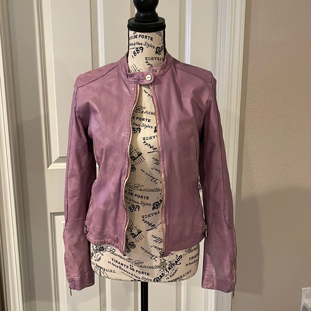 DOMA leather jacket size Med